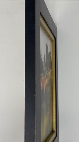 Sunrise Picture Frame Black and Gold Wood Frame
