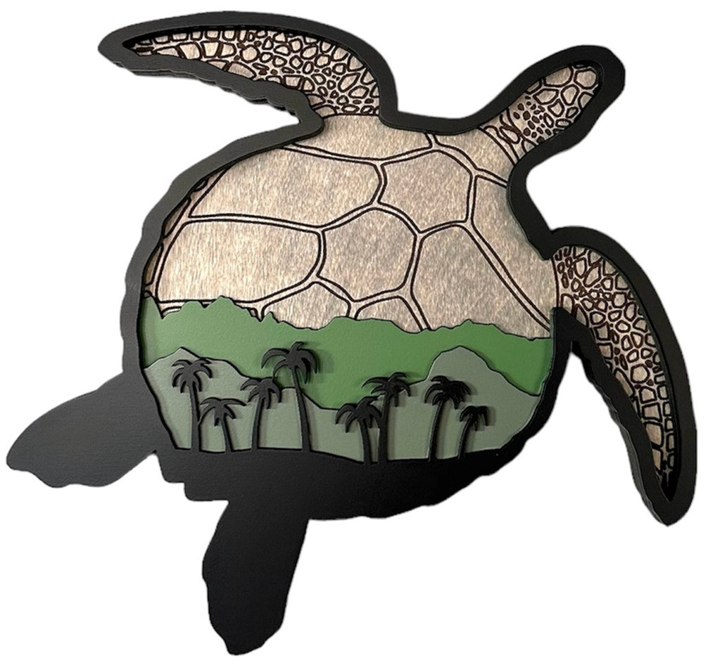 Custom Turtle Wall Art | Beach House Decor
