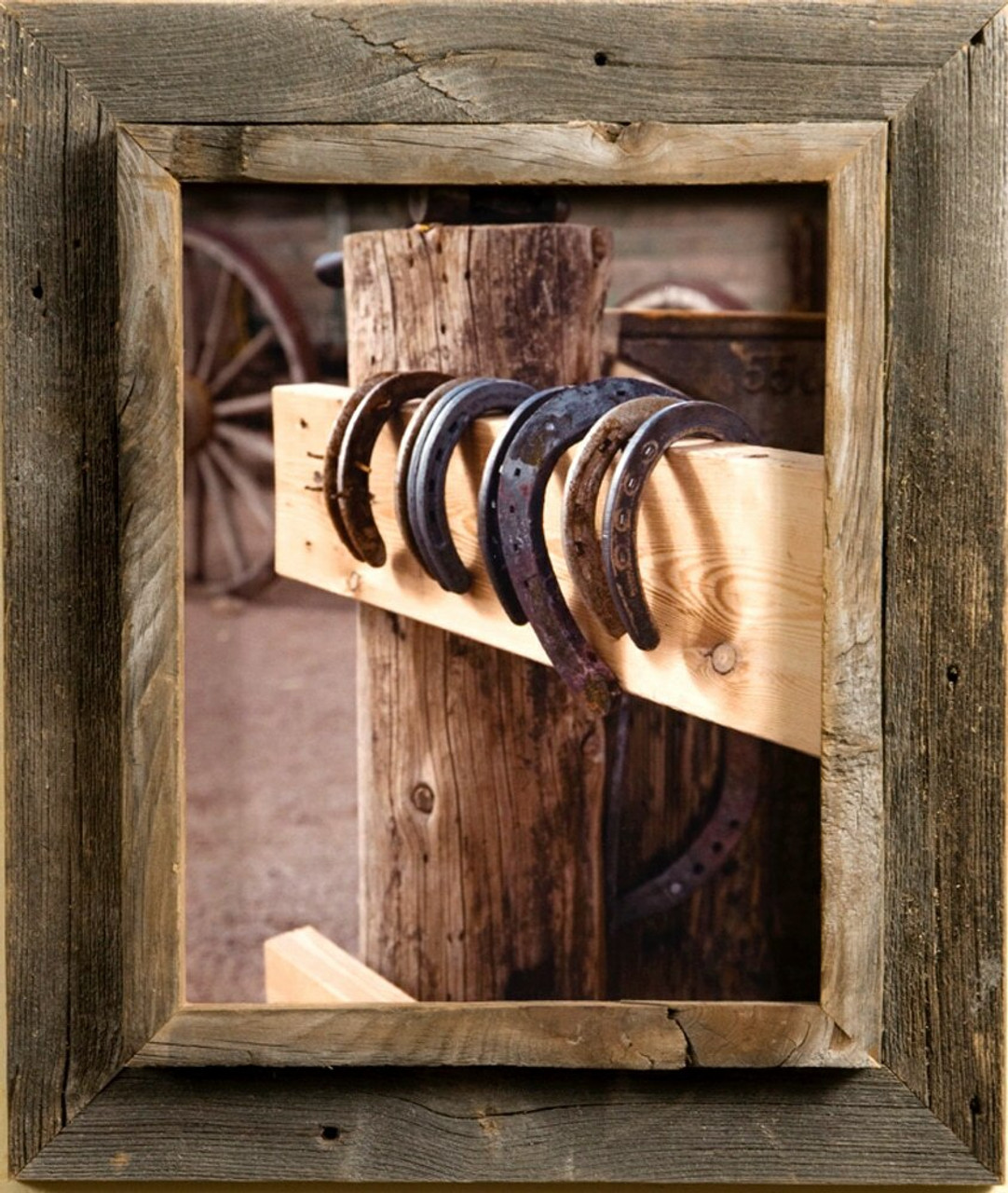 Cowboy Frame Reclaimed Barnwood Western Rustic Frames