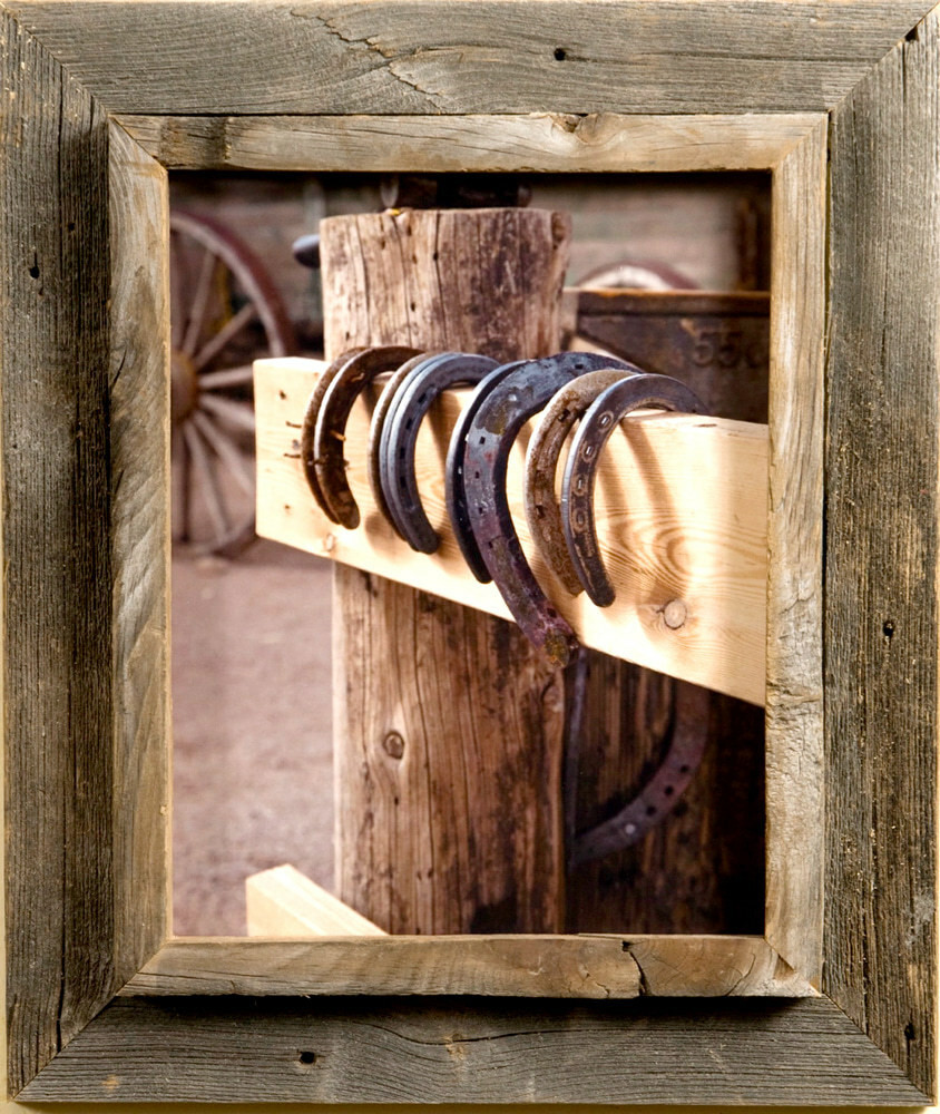 Cowboy Picture Frames |Reclaimed Barn Wood 8x10 Frame