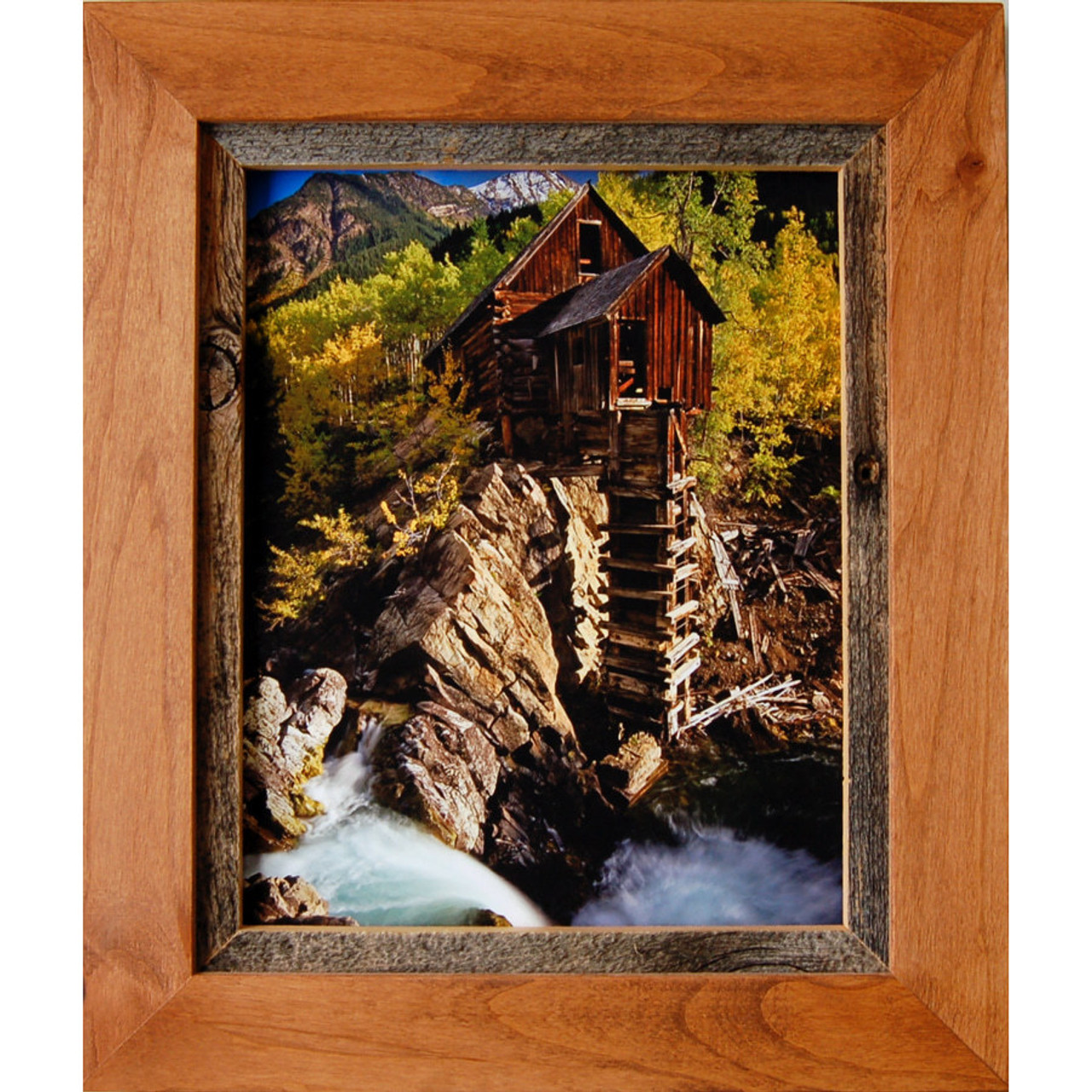 Barnwood Frames  8x8 Rustic Wood Picture Frame