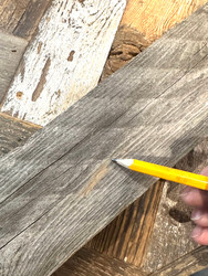 Fixing Blemishes in Weathered Wood