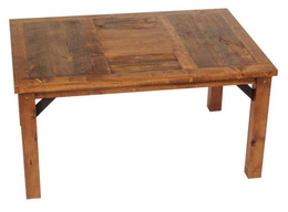 Rustic Reclaimed Wood Bistro Dining Table