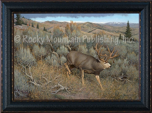 Sagebrush Escape | Hayden Lambson Wildlife Art Giclee | Deer Hunt