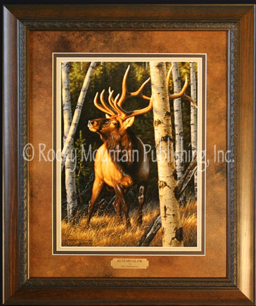 Autumn Glow - Tom Mansanarez Wildlife Elk Art Giclee