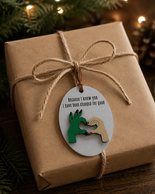 Wicked "For Good" Christmas Ornament | Elphaba and Glinda Friendship Ornament | Christmas Friendship Gift | Theater Lover Holiday Decor