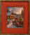 5x7 Barnwood Picture Frame - Lighthouse Red Distressed Wood Frame