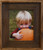 8x8 Barnwood Picture Frame - Lighthouse Brown Wash Rustic Frame