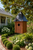 Rustic Homestead Birdhouse – Large Wooden Outdoor Bird House with Copper Roof, Handcrafted USA