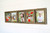 Decorative barnwood collage picture frame with authentic reclaimed wood character
