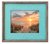 5x7 Robin egg blue barnwood picture frame handcrafted from reclaimed wood. Rustic turquoise photo frame perfect for beach house decor, coastal homes, cottage style interiors, family photos, and farmhouse decorating.