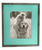 Distressed teal barnwood picture frame handcrafted for rustic farmhouse home decor