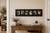 Black collage picture frame with six openings for family photos and wall decor