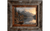 Rustic cabin picture frame with barbed wire trim and handcrafted western character