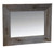 Rustic wood mirror with Aspen style beveled barnwood edge