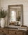 Rustic Lighthouse mirror with raised edge reclaimed barnwood frame for farmhouse decor