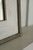 Whitewashed barnwood mirror with rustic reclaimed wood texture