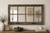 Rustic Fieldhouse window pane mirror with antique vintage farmhouse window design