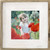 5x5 rustic whitewash barnwood picture frame handmade from real wood