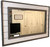 Shiplap decorative wall mirror 