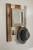 Rustic entryway mirror with hooks reclaimed barnwood wall organizer