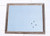 Reclaimed wood magnetic board for notes photos cards and reminders