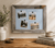 Farmhouse magnetic memo board handcrafted from reclaimed barn wood