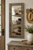 Rustic three pane barnwood mirror handcrafted for farmhouse and western home decor