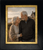 Black and gold picture frame with elegant metallic gold inset and classic handcrafted wood construction for timeless home décor