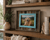 Summerland rustic picture frame featuring reclaimed barnwood and modern color accent detailing
