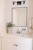 Thin Arctic White Mirror | Distressed White Wood Wall Mirror
