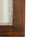 Rustic modern wall mirror with dark walnut wood and reclaimed barnwood detailing