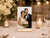 Rustic modern acrylic picture frame for wedding photos and family portraits