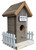 Charming birdhouse design with functional entry openings, blending decorative appeal with a cozy space for backyard birds.