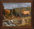 The Grudges by Dallen Lambson canvas giclée featuring impressive bull elk in a dramatic wildlife scene. Detailed elk artwork ideal for rustic, western, cabin, and lodge décor.