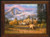 Elk and Mountain Wildlife Art perfect for Cabin decor, mancave decor, or office. 