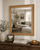 Whiteoak wall mirror for bedroom, entryway, or family room