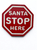 “Santa Stop Here” wooden sign designed to add festive charm and guide Santa straight to your home this Christmas season.