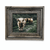 Handcrafted black pebble barnwood picture frame makes a thoughtful gift for weddings, anniversaries, housewarmings, birthdays, and family keepsakes.