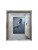 Rustic reclaimed wood frame with weathered texture designed for 10x20 farmhouse photo display