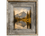 Weathered barnwood 8x8 photo frame with handcrafted rustic cottage and cabin inspired design