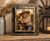 Western 8x12 picture frame handmade from rustic reclaimed barn wood