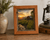 Sagebrush series rustic frame handcrafted from alder wood with weathered barnwood texture