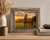 Handcrafted western barnwood frame with authentic barbed wire and rustic farmhouse style