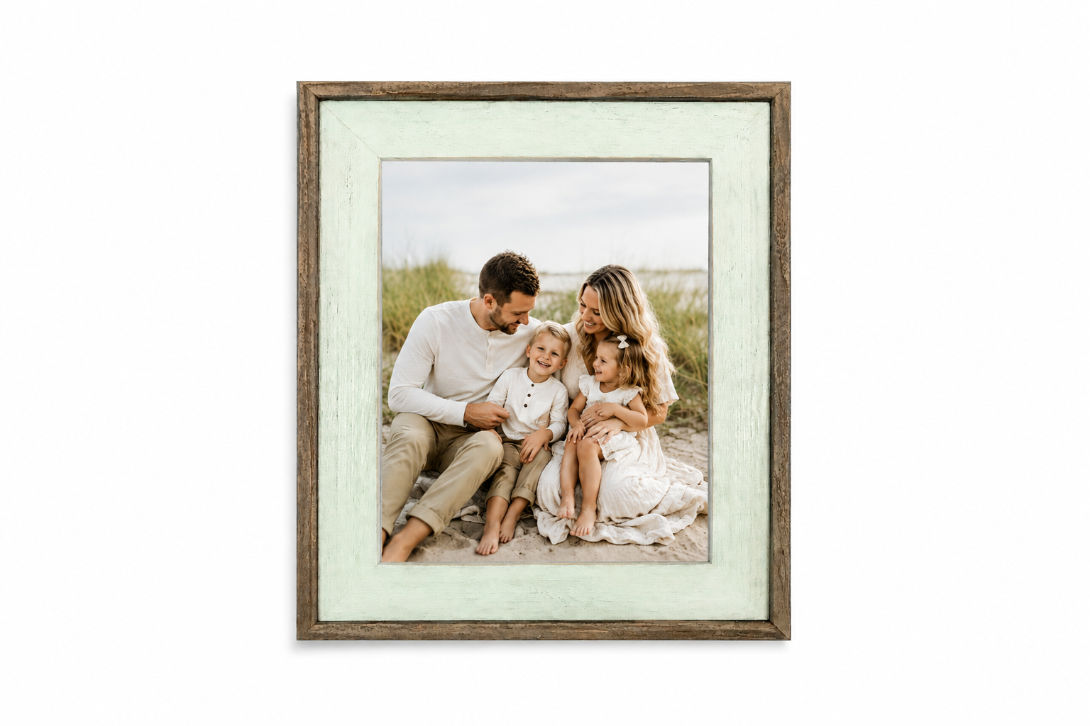 Sea Foam Green Barnwood Frame