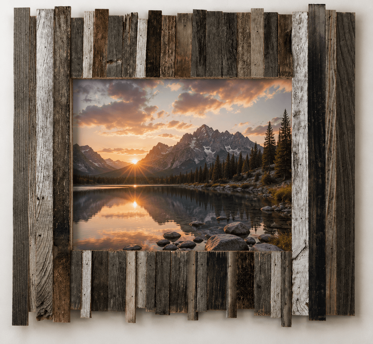 Driftwood Reclaimed Wood Picture Frame