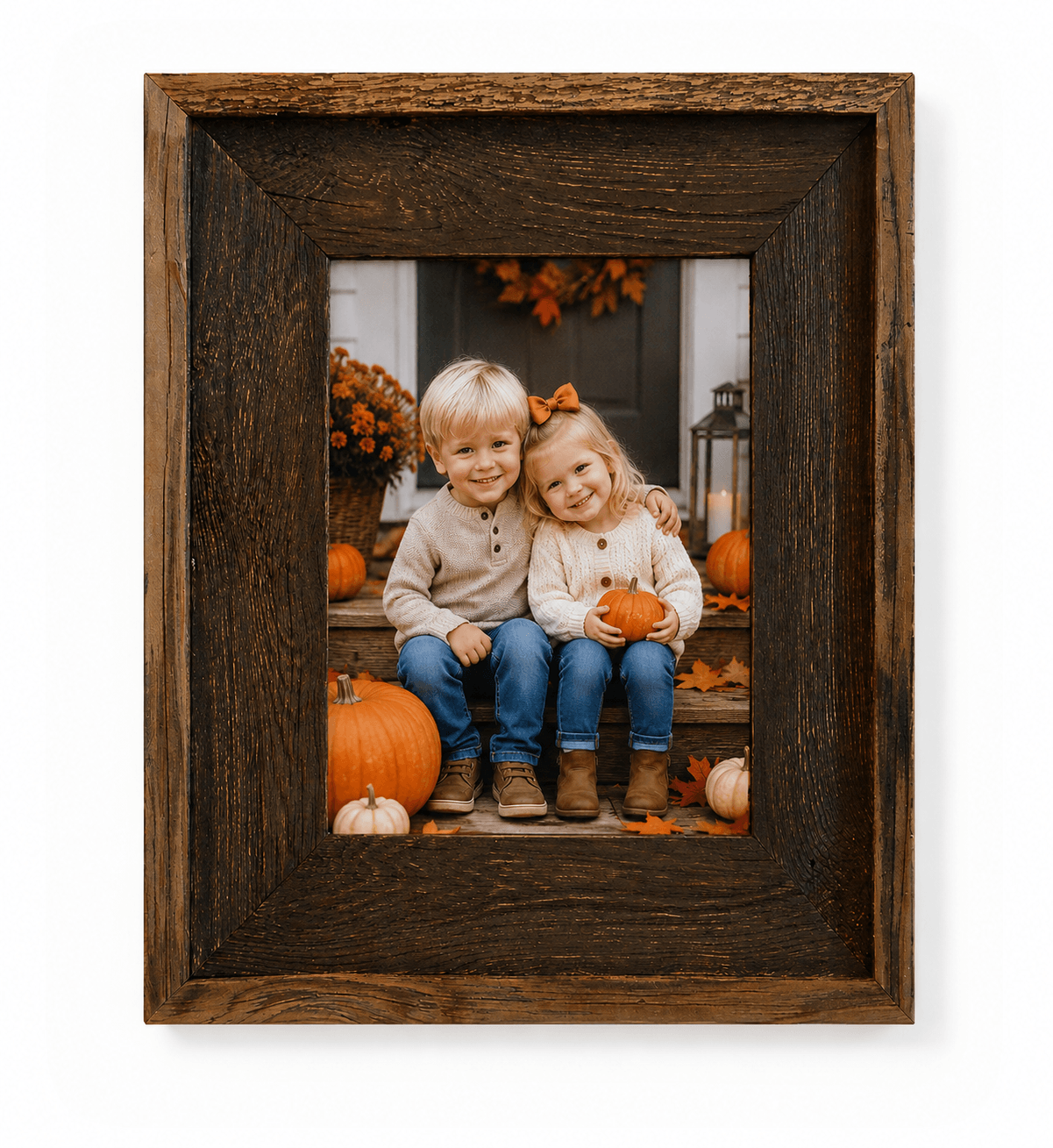Brown Wash Barnwood Frame