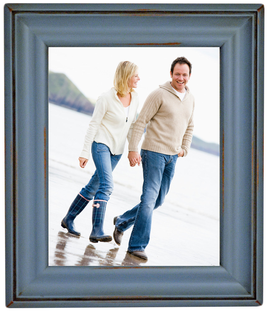 denim blue photo frame