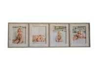 Choose your Color - 5X7 Color Wash Collage Picture Frame- Barnwood 4 opening