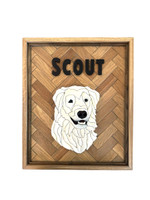Custom Scroll Sawed Pet Sign